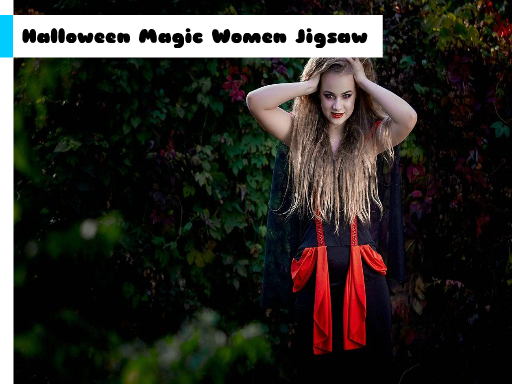 Halloween Magic Women Jigsaw cover art