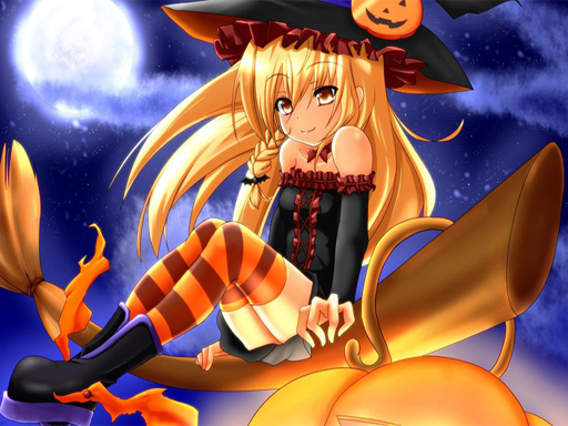 Anime Halloween Jigsaw Puzzle 2 cover art