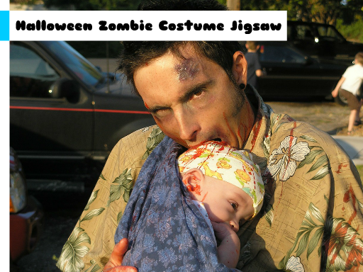 Halloween Zombie Costume Jigsaw cover art