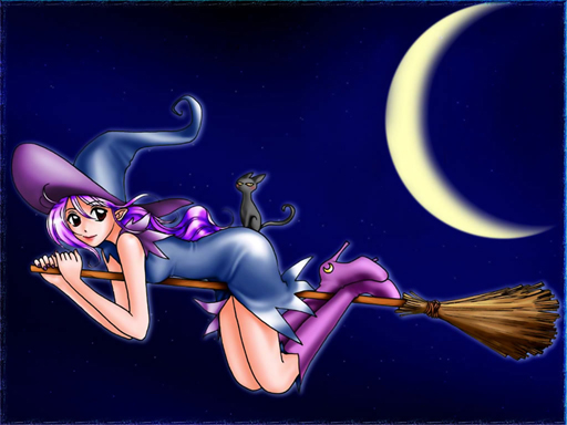 Anime Halloween Jigsaw Puzzle cover art