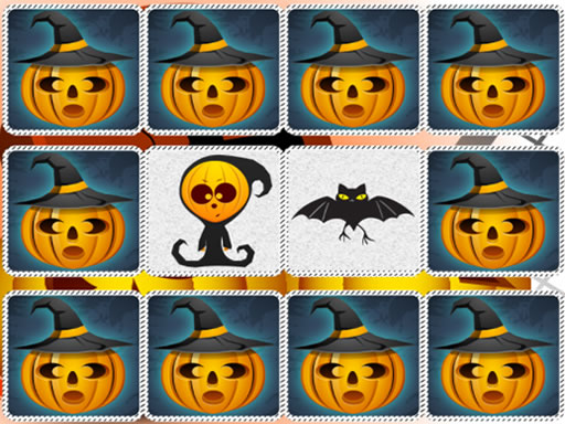 Memory Kids Halloween Game cover art