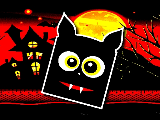 Halloween Geometry Dash cover art